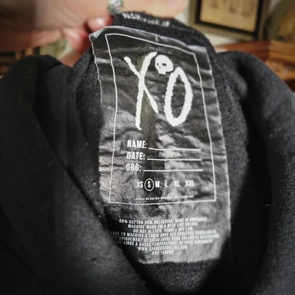 Limited Release XO NAV/WEEKND BAD HABITS Pullover Hoodie Sweater - Picture 7 of 7